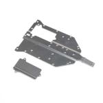 LOS231097 - Chassis w_Motor Cover Plate: Hammer Rey
