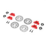 LOS232076 - Brake Set with Wheel Hex and Pin: RZR Rey