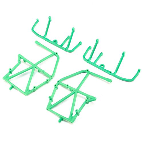 LOS241039 - Side Cage and Lower Bar. Green: LMT LOSI LOS241039