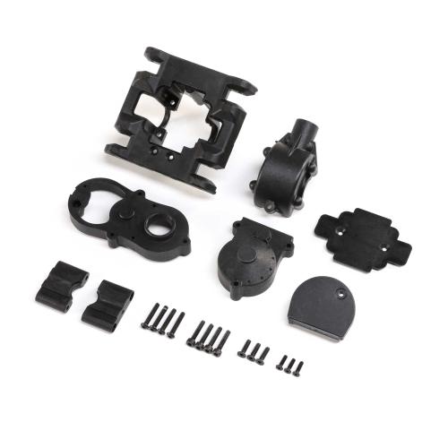 LOS242032 - Gearbox Housing Set with Covers: LMT LOSI LOS242032