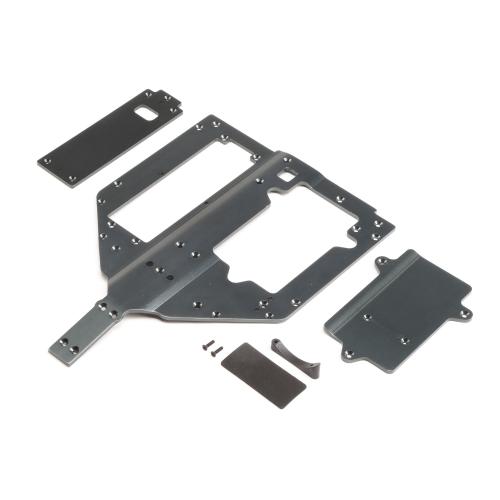 LOS251083 - Chassis Motor & Battery Cover Plates: Super Rock Rey LOSI LOS251083