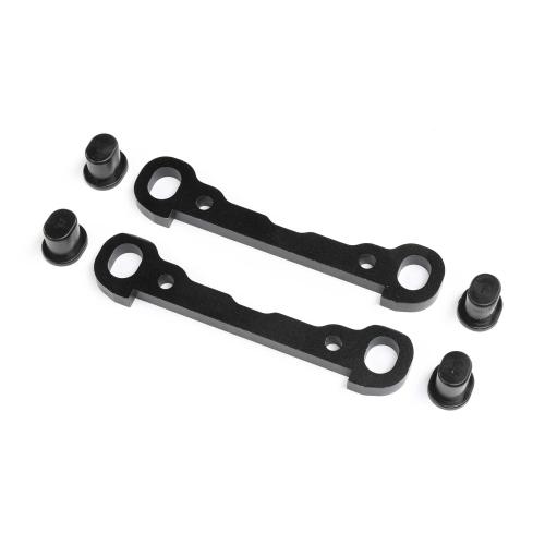 LOS254071 - Front Hinge Pin Braces. Black: DBXL 2.0 LOSI LOS254071