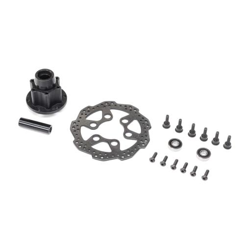 LOS262013 - Complete Front Hub Assembly: PM-MX LOSI LOS262013