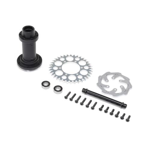 LOS262014 - Complete Rear Hub Assembly: PM-MX LOSI LOS262014