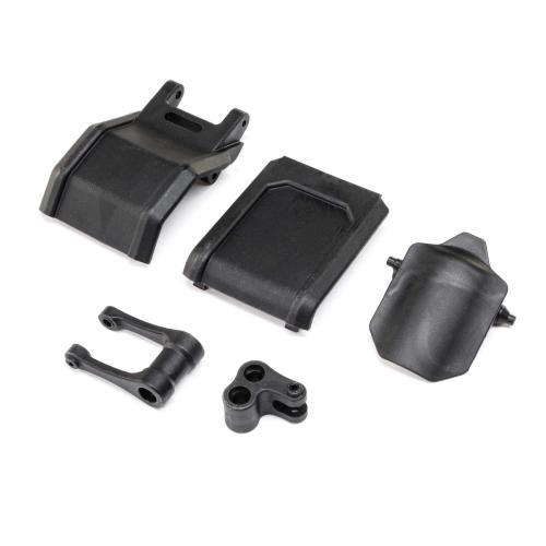 LOS264001 - Pull Rod. Knuckle & Skid Plates: PM-MX LOSI LOS264001