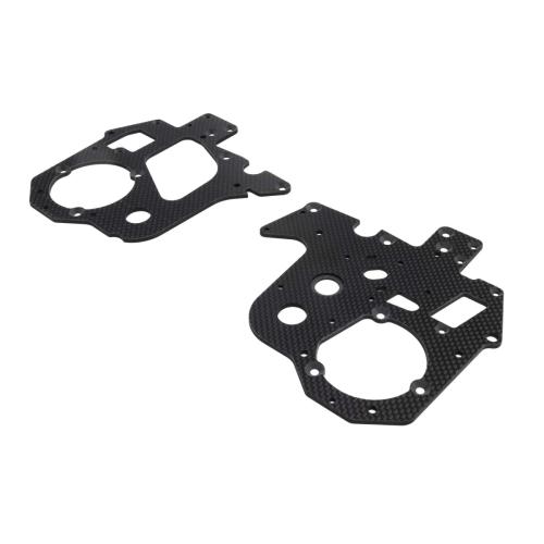 LOS361000 - Carbon Chassis Plate Set: PM-MX LOSI LOS361000