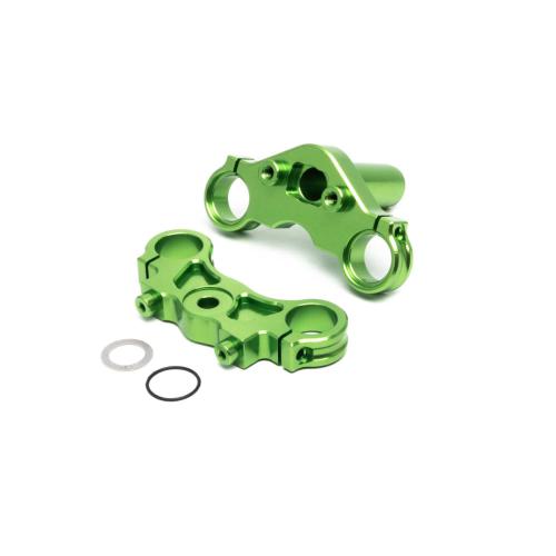 LOS364008 - Aluminum Triple Clamp Set. Green: PM-MX LOSI LOS364008