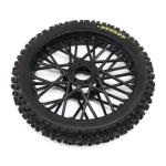 LOS46004 - Dunlop MX53 Front Tire Mounted. Black: PM-MX