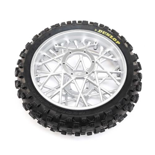 LOS46007 - Dunlop MX53 Rear Tire Mounted. Chrome: PM-MX LOSI LOS46007