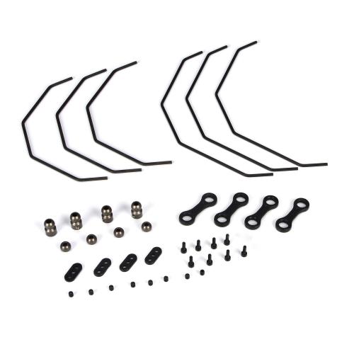 LOSB2562 - Sway Bar Set and Hardware (3 Each Front and Rear): 5IVE-T. MINI WRC LOSI LOSB2562