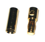 LPAA800384 - Li-Polar 6mm Goldkontakt Stecker & Buchse S