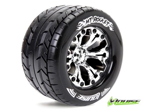 LR-T3201SCH - MT-Rocket 1_10 Monster Truck Komplettrad 12mm 1_2 (2 Stk.) Louise LR-T3201SCH