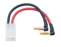 LRP65838 - LiPo Hardcase Adapterstecker 4mm _ Tamiya 90 Winkel