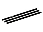 LX2557-3 - Tail Boom CNC Alu black (3 pcs.) - 130 S