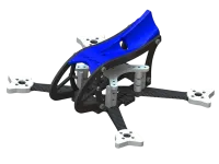 LX2598-5 - GosH 2 BL FPV Racer Frame. blau