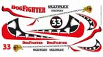 MPX-724582 - Dekorbogen Racer DogFighter