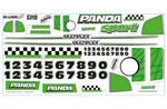 MPX-724649 - Dekorbogen Panda Sport (gruen)
