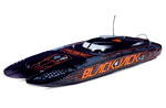 PRB08043T1 - Blackjack 42 8S Brushless Catamaran RTR: Black_Orange