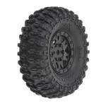 PRO1019410 - 1_24 Hyrax Front_Rear 1.0 Tires Mounted 7mm Black Impulse (