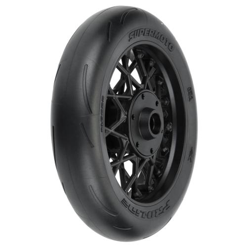 PRO1022210 - 1_4 Supermoto Tire Front MTD Black Wheel: PM-MX PRO1022210