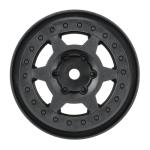 PRO284200 - 1_10 Holcomb F_R 1.55 12mm Crawler Bead-Loc Wheels Black