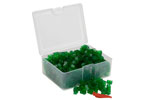 QB-708BX300 - Box 300 Unicolor Signal green transparent 708 (300 Pcs)