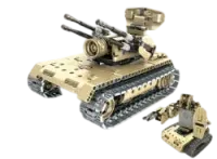 QH-8012 - Qihui Anti-Aircraft Panzer 2in1 (457 Teile)