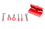 RCWT110325 - RCWare Werkzeugkiste inkl. Werkzeug Metall rot