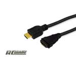 RCWT800272 - RCWare HDMI Verlaengerungskabel 4K Gold (2m)