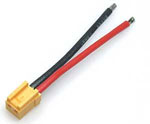 RS571 - Kabel 0.5 qmm mit Molex-Buchse 2 Pin gelb