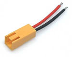 RS573 - Kabel 0.5 qmm mit Molex-Stecker 2 Pin gelb