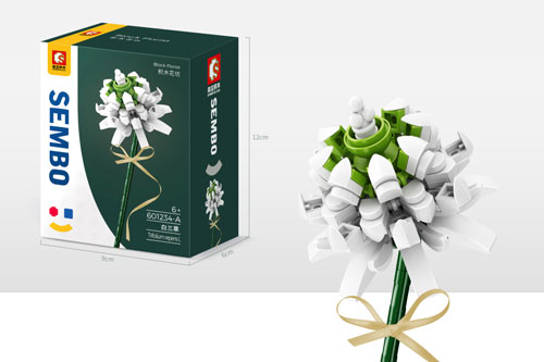 S-601234A - Sembo Blume Trifolium repens L weiSz (137 Teile) SEMBO BLOCK S-601234A