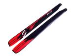 SAB-S420-O - SAB Carbon-Hauptrotorblaetter Orange 420 mm