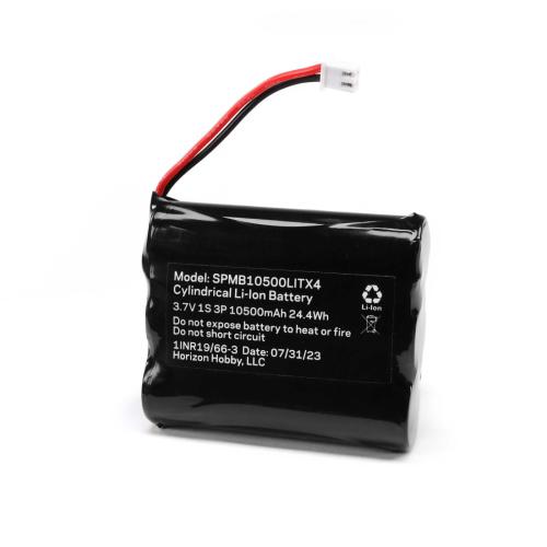 SPMB10500LITX4 - 3.7V 10500mAh 1S LiPo Transmitter Battery: iX14+ Spektrum SPMB10500LITX4