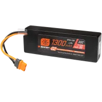 SPMX-1089 - 11.1V 1300mAh 3S 30C Smart G2 LiPo Battery: IC2