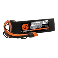 SPMX22003S50 - Spektrum 11.1V 2200mAh 3S 50C Smart LiPo Battery: IC3