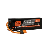 SPMX50002S100H3 - Spektrum 7.4V 5000mAh 2S 100C Smart Hardcase LiPo Battery: IC3