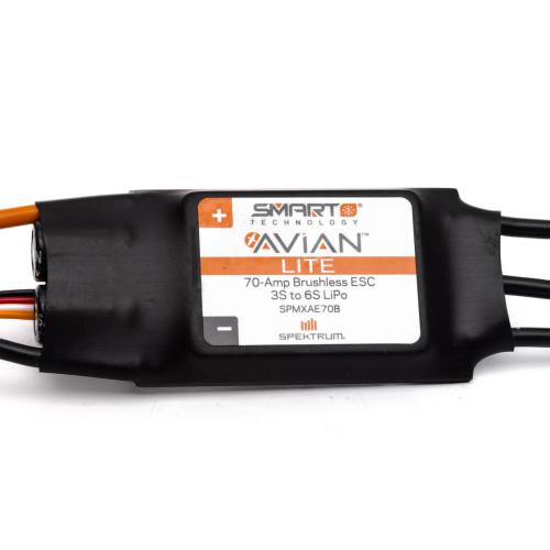 SPMXAE70B - Avian 70-Amp Smart Lite Brushless ESC. 3S-6S: IC3 Spektrum SPMXAE70B