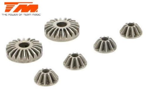 TM510106 - E5 - Differential Bevel Gear Set (for 1 diff) Team Magic TM510106