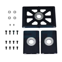 TPA00900XX - Lagerbock Hauptrotorwelle - Set (Oben_Zentral_Unten)
