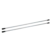 TPA40400XX - Aluminium Heckrohrabstuetzung 8mm. grau