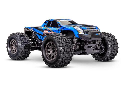 TRX107154-1-BLUE - TRAXXAS MINI-MAXX 4WD blau ---------- BL-2S Brushless. HD-Teile. mit Akku_Lader TRX107154-1-BLUE