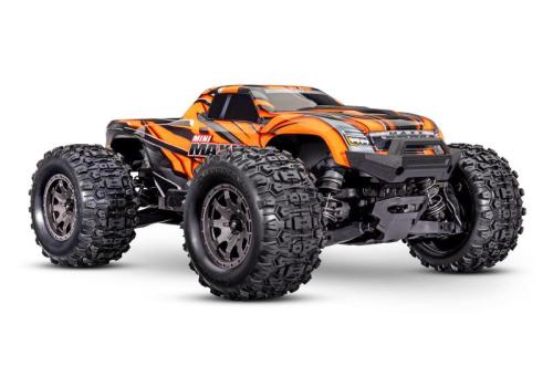 TRX107154-1-ORNG - TRAXXAS MINI-MAXX 4WD orange BL-2S Brushless. HD-Teile. mit Akku_Lader TRX107154-1-ORNG