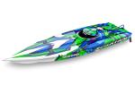 TRX57076-4GRNR - SLVR TRAXXAS SPARTAN gruen 36-Zoll Rennboot