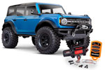 TRX92076-4VBLU-SET - TRX-4 Ford Bronco 4x4 Trail Crawler blau 1:10 - RTR Set