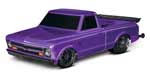TRX94076-4PRPL - Drag Slash 1:10 2WD Chevy C10 Brushless Truck purple - RTR