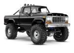 TRX97044-1BLK_B - 4M Ford F150 4x4 lifted Crawler RTR Brushed. schwarz 1:18 (Special Deal)