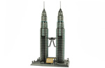 W5213 - The Petronas Towers of Kuala Lumpur (1175 Pcs)
