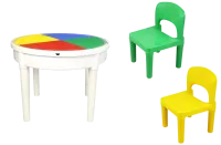 W68012-68013 - Kinderspieltisch mit 2 Stuehlen